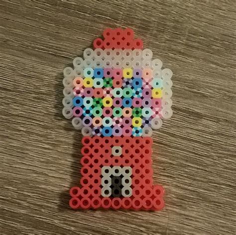 Gumball Machine Perler Beads Pixel Art In 2022 Perler Beads