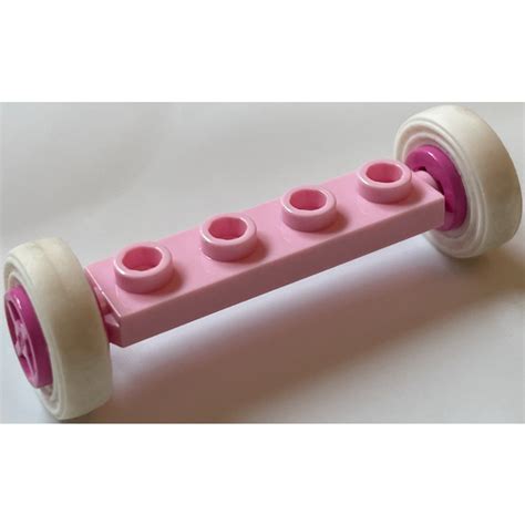 Lego Rosa Platte X Mit Rad Holders Dark Pink Rad Rims Und Smooth