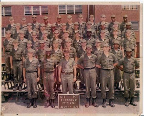 Fort Dix Nj 1975fort Dixe 1 32nd Platoon The Military Yearbook