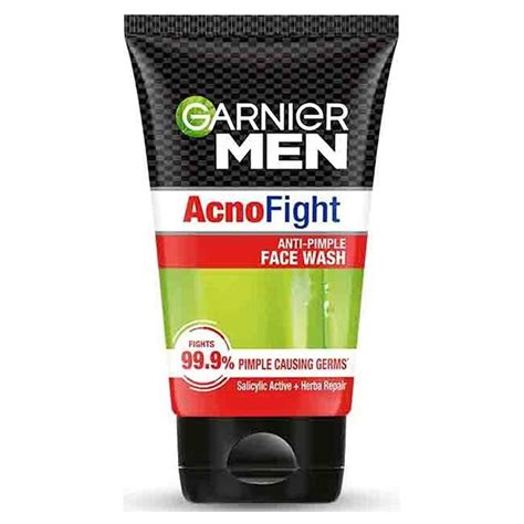 Garnier Men Anti Pimple Face Wash Repairs Skin Balances Oils