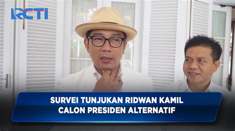 Survei Tunjukan Ridwan Kamil Calon Presiden Alternatif