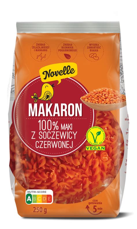 Makaron M Ki Z Czerwonej Soczewicy Novelle