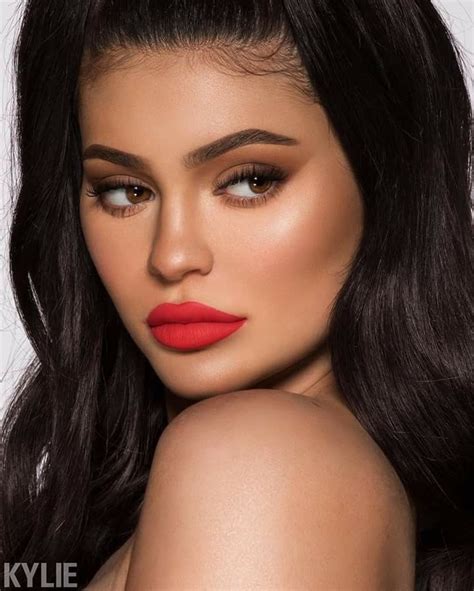 Red Lips 👄👄 Kylie Jenner Makeup Kylie Jenner Makeup Look Kylie Makeup