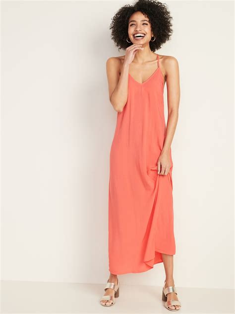 Sleeveless V Neck Maxi Shift Dress For Women Old Navy Maxi Shift