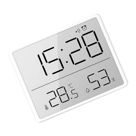 Vvikizy Horloge De Bureau Lectronique R Veil Num Rique Cran Lcd