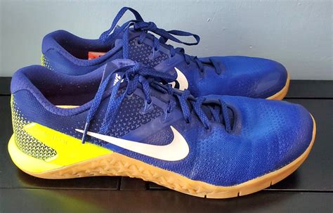 Nike Mens Metcon 4 Running Sneakers Racer Size 13 Blu Gem