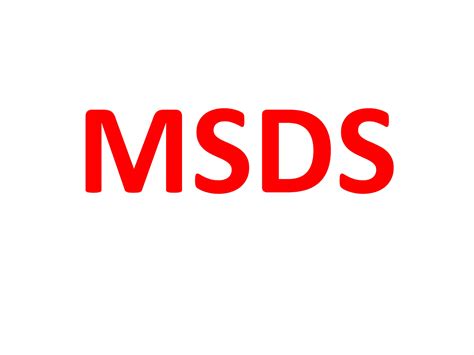 MSDS | Material Safety Data Sheet | Gaurav Singh Rajput | PPT