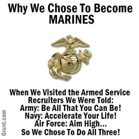 That Is Why We Chose To Be Marines Marine Quotes Military Life Quotes