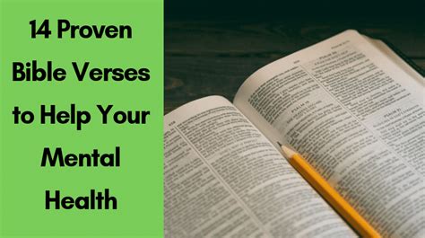 14 Proven Bible Verses To Help Your Mental Health