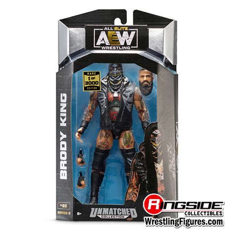 Brody King AEW Unmatched Series 8 Toy Wrestling Action Figure By