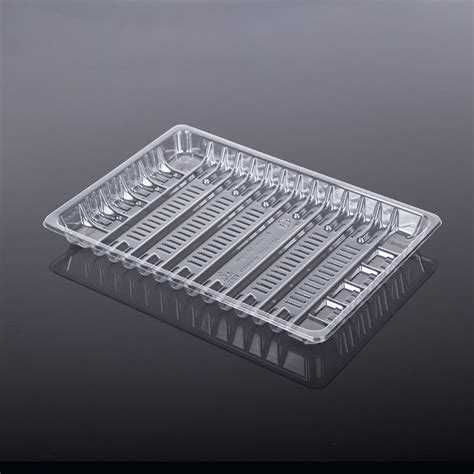 Food Grade PET 22 5 15 5 3cm Plastic Meat Tray