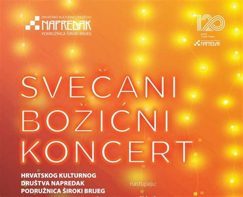 Najava Napretkov božićni koncert u Širokom Brijegu HKD Napredak