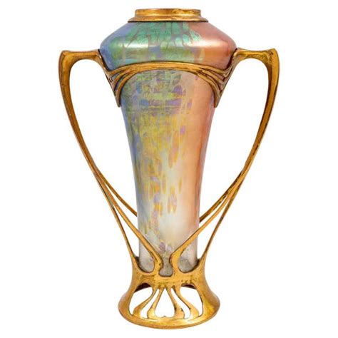 Bohemian Jugendstil Pallme Koenig Scissor Cut Glass Vase Circa 1900 For Sale At 1stdibs