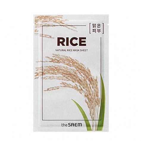 The Saem Natural Rice Mask Sheet