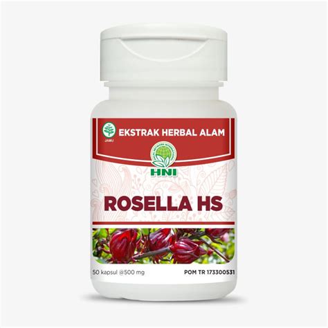 Jual Rosella Hs Hni Herbal Memelihara Kesehatan Dan Daya Tahan Tubuh