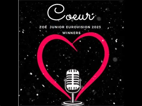 Coeur Zoé Clauzure junior eurovision song contest 2023 winner France