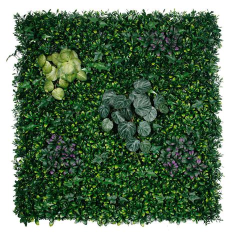 Artificial Panel Hedge Fake Grass Boxwood Roll Greenry Privacy Plant