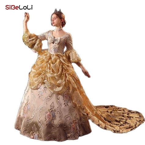 Us High End Court Rococo Baroque Marie Antoinette Ball Gown