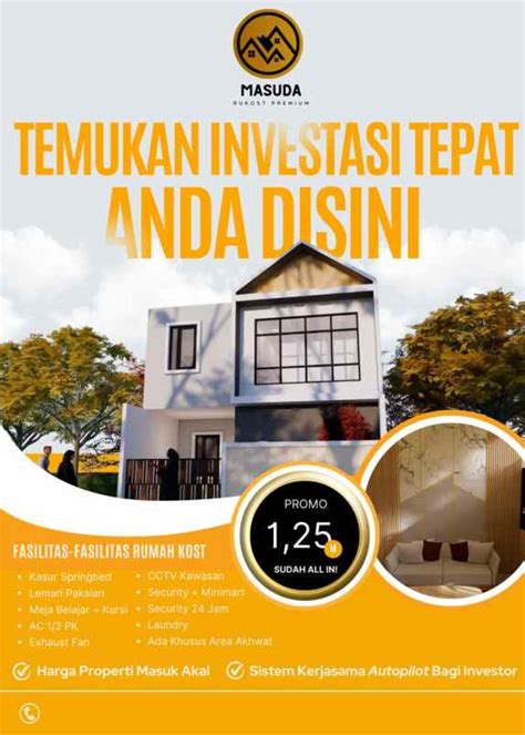 Jual Rumah Kost Pintu Dekat Kampus Ipb