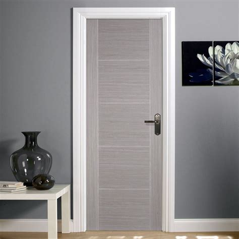 Light Grey Vancouver Door Prefinished Oak Doors Grey Internal