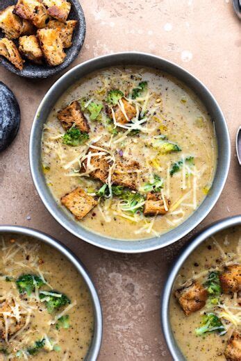 Vegan Broccoli Cheddar Soup Cupful Of Kale