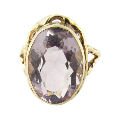 14 Karat Amethyst Cameo Ring For Sale At 1stdibs