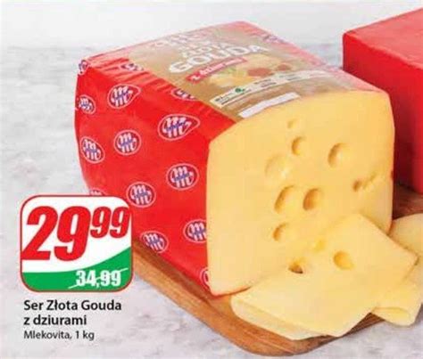 Ser Gouda Z Dziurami Mlekovita Cena Promocje Opinie Sklep Blix Pl