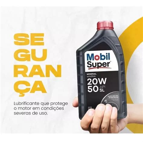 Leo Lubrificante Mobil Super W Mineral Original Carro