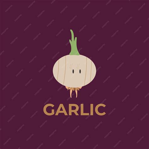 Premium Vector Minimalist Garlic Logo Design Template