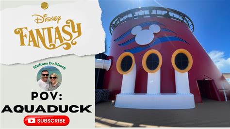 Pov Full Ride On Disney Fantasys Aquaduck Youtube