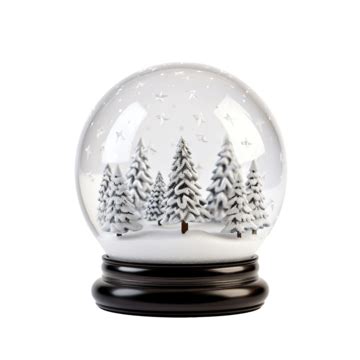 Christmas Snowball Globe Glass Snow Globe Snow Decoration Winter Png