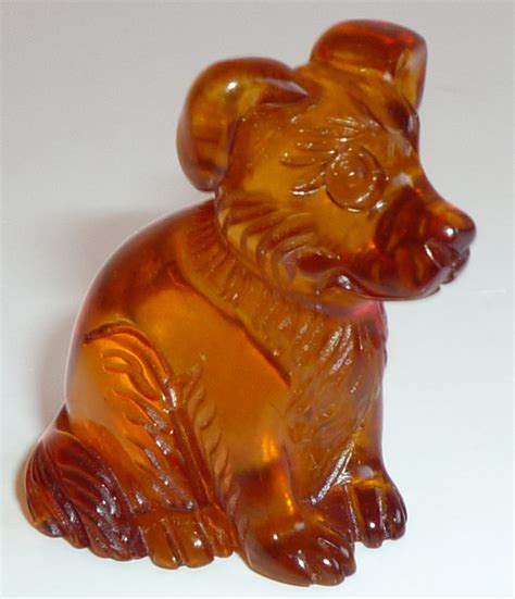 Bernstein Tiere Tier Hund Figur Figuren Hunde