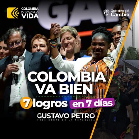 Presidencia Colombia 🇨🇴 On Twitter Unañodelcambio En Promedio El