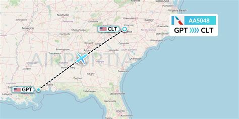 Aa5048 Flight Status American Airlines Gulfport To Charlotte Aal5048