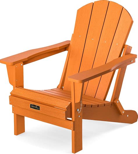 Amazon SERWALL Folding Adirondack Chair Patio Outdoor Adirondack