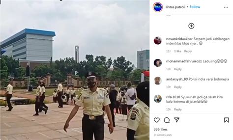 Seragam Baru Satpam Warna Krem Nitizen Polisi India Versi Indonesia