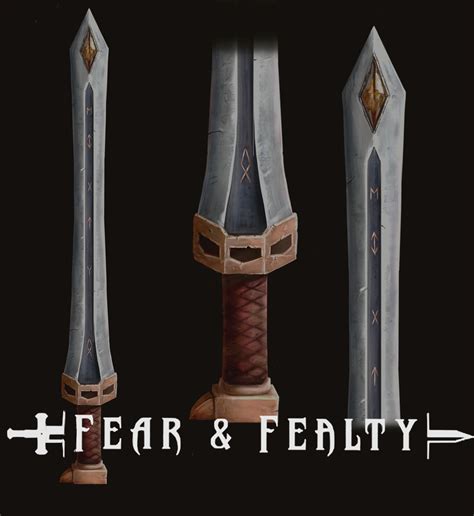 artstation concept art swords