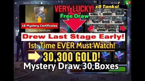 Wot Blitz Mystery Draw Crate Opening 30 Containers I BEAT THE ODDS 30k