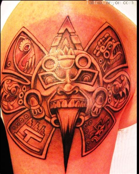 29+ Awesome Aztec sun tattoo designs image HD