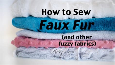 How To Sew Faux Fur Top Tips YouTube