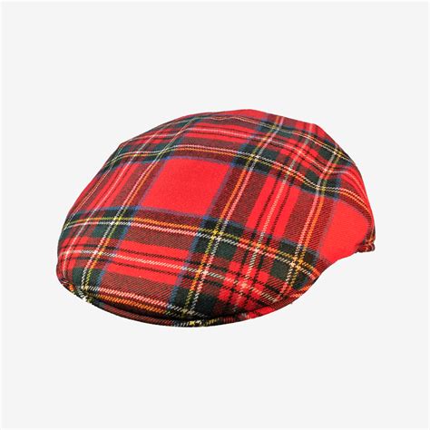 Berretto Tartan In Pura Lana Produzione Portaluri Cappelleria Viarani