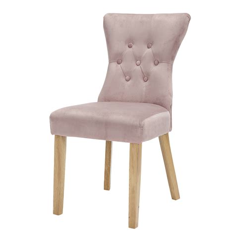 Naples Dining Chair Blush Pink Pack Of 2 Dining Tables And Chairs