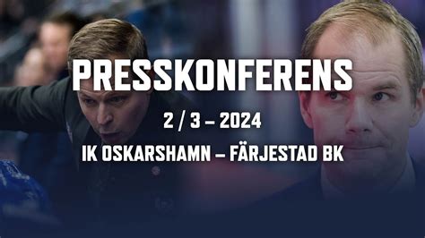 Presskonferens Efter Ik Oskarshamn Ik Oskarshamn Youtube