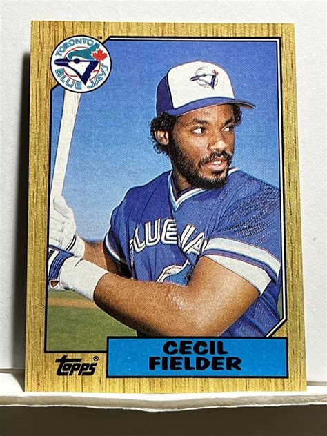 1987 Topps Cecil Fielder Toronto Blue Jays 178 EBay