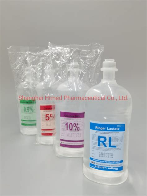 5 10 Glucose Dextrose And 0 9 Sodium Chloride Normal Saline Large