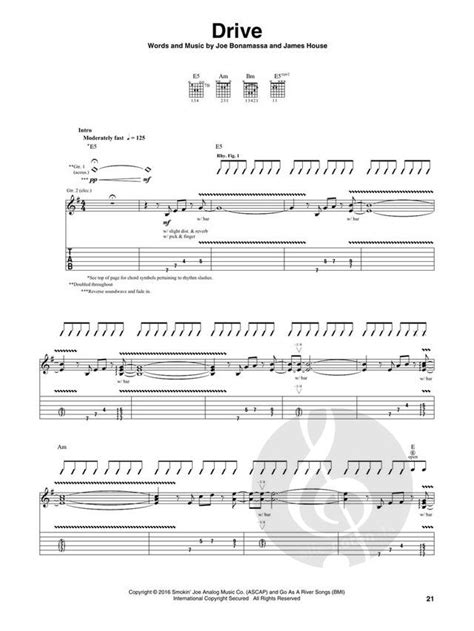 Blues Of Desperation By Joe Bonamassa Sheet Music For Guitar