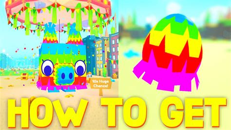 HOW TO GET GIANT PIÑATA EGG LOCATION in PET SIMULATOR X ROBLOX YouTube