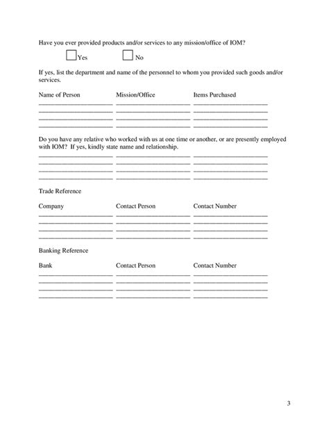 Vendor Information Sheet VIS Template In Word And Pdf Formats Page