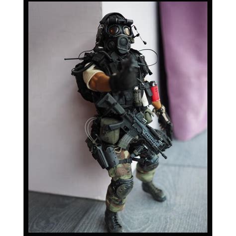 12吋人偶專用 1 6 HOT TOYS US ARMY美軍特種部隊 已組裝無盒 蝦皮購物