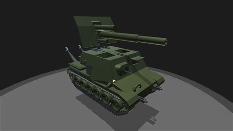 SimplePlanes | Zis-30 Tank Destroyer (Tank Tracks Mod Required)